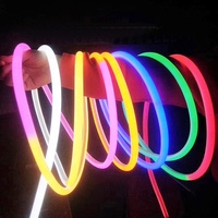 Dải Đèn Led Góc Chiếu Rộng Dia14mm 16Mm 360 Độ Omi-Direction Neon Flex IP66 Chasing Color Round Led Flex