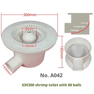 حوض أسماك A042 صغير مع منفذ تصريف عالي المستوى، بيع مباشر من المصنع، نوع جديد من أحواض الأسماك لتربية الأحياء المائية - Product Image 2