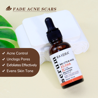 Sérum à l'acide salicylique 2% BHA avec logo personnalisé Sérum exfoliant éclaircissant à l'acide salicylique pour le visage