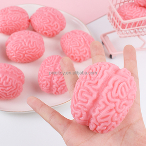 Juguete Sensorial Antiestrés con Forma de Cerebro, Bola de Espuma para Apretar, Divertido Cerebro Falso, Decoración para Halloween - Product Image 5