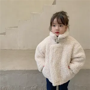 여자 재킷 두꺼운 따뜻한 아이 옷 겨울 어린이 재킷 아기 소년 겉옷 코트 유아 2-7 년 양털 코트