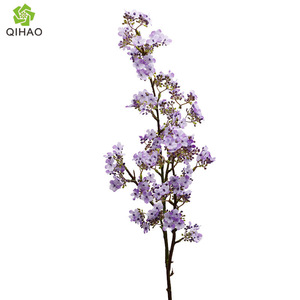 QIHAO Artificial Miniature Pear Blossom 81cm <b>Silk</b> <b>Flower</b> High Simulation Home Decor Photography Props - Product Image 5