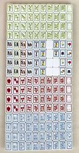 Fichas de Mahjong Americanas de Acrílico Verde de Lujo Premium de 1.26 Pulgadas con Diseño de Frotado Manual, Ecológicas para Uso en Juegos Familiares y Viajes al Aire Libre - Product Image 6