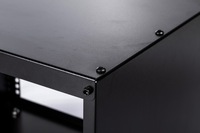 LEILEI MXS-14 7U Open Frame Video DJ Network Server Rack 19 ''Strong Network Rack avec quatre roues