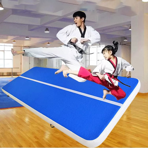 Verstärkte Gurtband-Luftkissenmatte Extra Dick & Rutschfest Aufblasbare Matte für Gymnastik, Tanz, Yoga und Kampfsport - Product Image 3