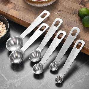 Accesorios de utensilios de cocina, 6 uds., Mini cuchara medidora de café en polvo de acero inoxidable 304 - Product Image 5