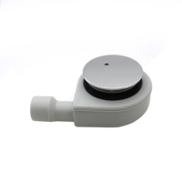 Jiayguide — collecteur de douche 718009 avec couvercle en ABS chromé, accessoire de salle de bains et bains pour retenir les cheveux