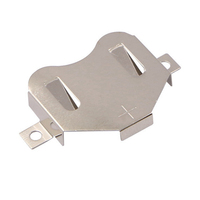 Support de pile bouton SMT BK-887 avec clips de fixation de contact, compatible 1:1 avec la norme industrielle, équivalent JIATEL