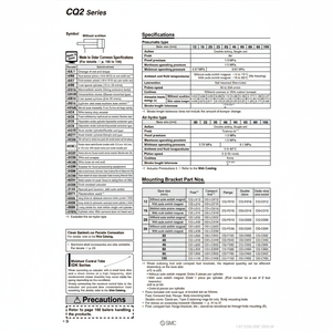 Cilindro compacto SMC Pneumatics piezas neumáticas de alta calidad - Product Image 1