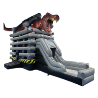 Château gonflable licorne 8x4m pour enfants, structure de jeu gonflable en PVC, capacité 100-500kg, vente chaude