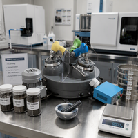 Machine de meulage à trois têtes de haute qualité pour laboratoire, modèle XPM120*3, en agate, broyeur à 3 têtes