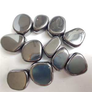 Vente en gros de pierres roulées polies en cristal, grossiste en pierres précieuses, hématite noire roulée pour la décoration intérieure - Product Image 2