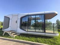 Maison-conteneur ultra-luxe respirante de 8,5 m, marque Chenggang, personnalisable, une chambre, un salon, capsule spatiale, Hebei, export uniquement