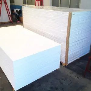 High density 1220*2440 mm rigid decorative sheet PVC foam board for furniture and room segments