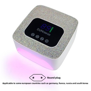 <span class=keywords><strong>Lampe</strong></span> à ongles rechargeable de luxe avec strass SUN S50 MAX, lumière rouge, sans cordon, sécheuse à ongles UV LED sans fil avec capteur automatique intelligent - Product Image 6
