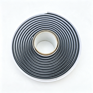 Cordon en butyl imperméable 4m (13FT) avec colle serpent auto-adhésive, mastic en caoutchouc pour rénovation de lampes de voiture, camping-car, bateau, toit, fenêtre, plomberie - Product Image 1