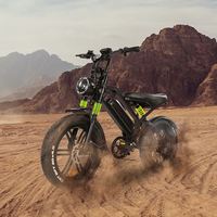 Bicicleta Eléctrica Híbrida de Fábrica OEM, Bicicleta Eléctrica Económica de 1500w 8000W, Bicicleta de Montaña con Llantas Gruesas, Importada de China, 48V V20 15 Ah