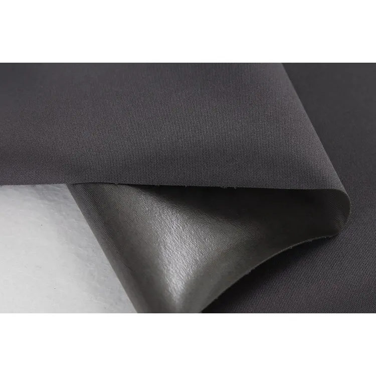 Tissu élastique Ultra doux du Polyester 30D 100% avec le TPU stratifié pour le tapis extérieur de Camping