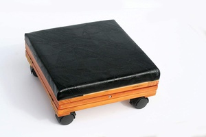 SenGong-reposapiés de <span class=keywords><strong>madera</strong></span> plegable, <span class=keywords><strong>taburete</strong></span> de pie elevado debajo del escritorio, reposapiés de altura ajustable - Product Image 2