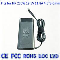 Chargeur universel de remplacement pour ordinateur portable HP OMEN 5 6 7 8 Pro Gaming, HP 230W 19.5V 11.8A 4.5*3.0mm