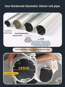 Rideau <span class=keywords><strong>de</strong></span> <span class=keywords><strong>cuisine</strong></span>, salle <span class=keywords><strong>de</strong></span> bain, toilettes, store enrouleur, serrage, blocage, tirage, sans perçage, imperméable, pare-soleil <span class=keywords><strong>de</strong></span> fenêtre, nouveau style chinois - Product Image 2