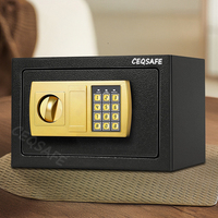 CEQSAFE Hochwertige Box Hotel einlage Neues Schloss Offene Batterie Tot Tragbare Sicherheit Stahl Mini Safe