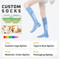 Chaussettes de ski en laine extra-épaisses tricotées pour femmes, avec logo sur le bord ou sur le corps, pour les températures extrêmes, personnalisables