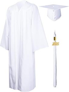 Togas de Graduación de Alta Gama para Estudiantes de Licenciatura, Maestría y Doctorado, Unisex, Estilo Liso Teñido, Directo de Fábrica - Product Image 2