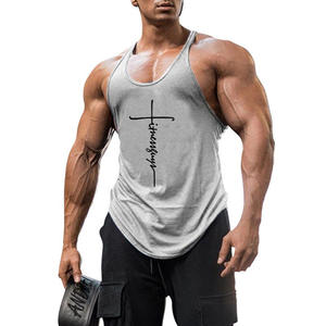 Canotta Fitness Personalizzabile con Logo, Maglietta Senza Maniche per Corsa, Allenamento Muscolare, Bodybuilding, Canotta Sportiva da Uomo - Product Image 5