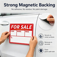Autocollant magnétique pour voiture à vendre, réutilisable, inscriptible, résistant aux intempéries, sans adhésif, grand format, sans résidu, pour BMW Toyota Honda