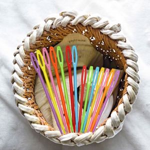 Factory Direct Sales, Sweater Sewing Colored Plastic Needles, Baby Wool, Mink, Cashmere Weaving - Product Image 1
