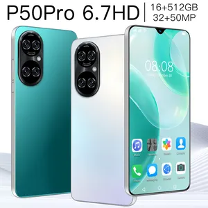 ชุด hwwi P50 Pro cubot ZTE opoo โทรศัพท์มือถือ4G GSM โทรศัพท์ไร้สายแบบคงที่แอนดรอยด์