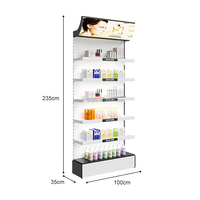 Étagères de présentation pour magasin de maquillage, décoration de salon, présentoirs pour vernis à ongles, parfums, gloss, cosmétiques, armoire de présentation