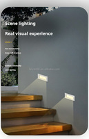 Lumière d'escalier en aluminium LED, applique murale encastrée, indice de protection IP62, 3W/5W, lumière électrique résidentielle pour extérieur, chemin de jardin