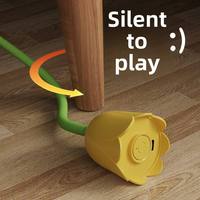 Jouet interactif électrique rechargeable et écologique pour chat, avec corde en silicone et queue automatique qui bouge, pour l'exercice des chatons en intérieur