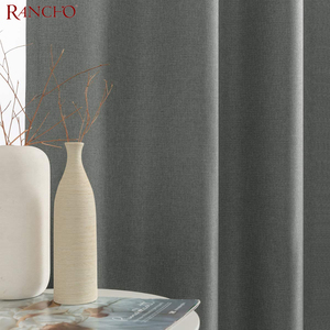 Nouveaux rideaux occultants en lin pour la maison, la chambre à coucher, pour le salon - Product Image 6
