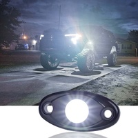 Kit de luces LED súper brillantes de color blanco puro, luces para rocas de alta luminosidad, impermeables IP68, para camiones, todoterreno, ATV, UTV, RZR, SUV