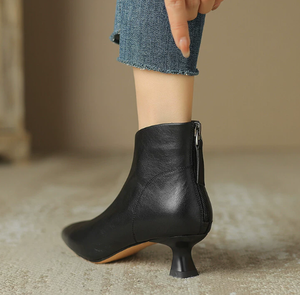 Sexy <strong>Women</strong> Stiletto <strong>Low</strong> <strong>Heels</strong> Pointed Toe <strong>s</strong> High <strong>Ankle</strong> Casual <strong>Boots</strong> <strong>s</strong> - Product Image 3