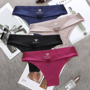 卸売プラスサイズクイックドライシームレスな女性セクシーな下着ブラジルヨガパンツ若い女の子ノーショーパンティー - Product Image 4