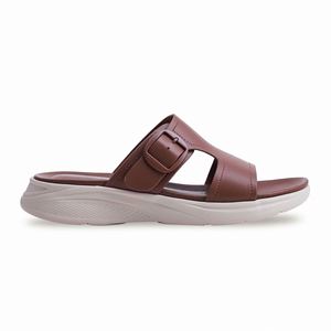 Chaussures habillées et Richelieu marron en PU0366, type pantoufle - Product Image 4