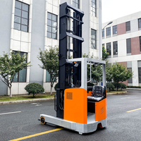 Chariot élévateur à mât rétractable 1.5ton 2ton 2.5ton 3ton 4.5m 8m 12m entrepôt chariot élévateur multidirectionnel chariot élévateur électrique à mât rétractable gerbeur