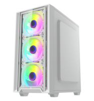 Oem Atx de haute qualité avec ventilateur d'alimentation panneau frontal en verre émaillé ARGB micro gaming Computer gamer Case