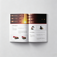 Brochure pliée personnalisée de qualité supérieure, manuel d'instructions du produit respectueux de l'environnement, impression d'entreprise OEM