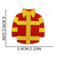 Vente en gros Patchs du département de lutte contre l'incendie Patchs de broderie de pompier avec bordure Fer sur patchs