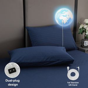 Taie d'oreiller conductrice antistatique en coton biologique à fibres d'argent, tricotée et brodée pour une meilleure qualité de sommeil à usage domestique - Product Image 2