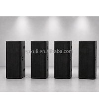 GE28 Dual 18 Inch Speaker Pasif Full Range Profesional Sistem PA Kayu Lapis OEM untuk Konser Bar Panggung Penguatan Suara Langsung