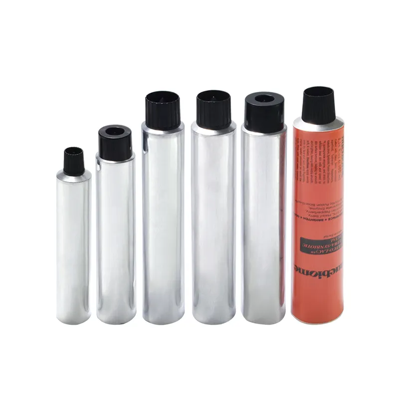 कॉस्मेटिक पैकेजिंग एल्यूमीनियम ट्यूब 10g 20g 30g 50g 80g खाली मरहम ट्यूब हाथ लोशन सनस्क्रीन क्रीम कंटेनर