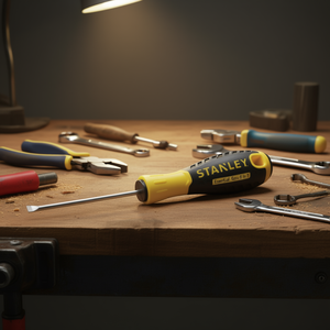 Destornillador Stanley Essential de hoja paralela 6 en 1 con agarre cómodo para trabajos de precisión - Product Image 3