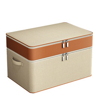 Organisateur de garde-robe domestique de grande capacité boîte de rangement de couette rectangulaire avec pliage magique pour vêtements et pantalons