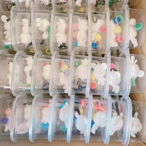 Creative DIY Handmade Bear Toy Children's Graffiti <b>Glue</b> Doll Keychain Internet Celebrity Violent Bear Hot Item in Other Crafts - Product Image 5